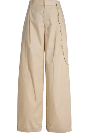 DARKPARK Danielle Wide-Leg Cotton Poplin Trousers - - IT 40 - Moda Operandi