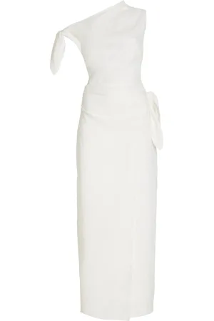 SIR Tamara Linen Midi Dress - - 0P - Moda Operandi