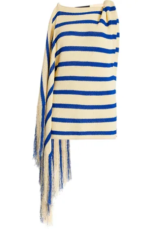 Proenza Schouler Yves Fringed Cotton Knit Top - - XS - Moda Operandi