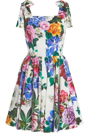 Dolce & Gabbana Cotton Corset Mini Dress - - IT 38 - Moda Operandi