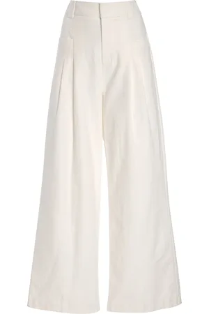 Third Form Fusion Pleated Cotton Wide-Leg Pants - - AU 10 - Moda Operandi