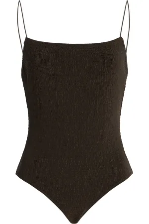 Totême Smocked One-Piece Swimsuit - - M - Moda Operandi