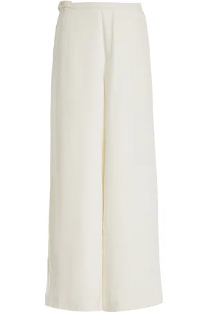 SIR Dorian Linen-Blend Wide-Leg Pants - - 3 - Moda Operandi