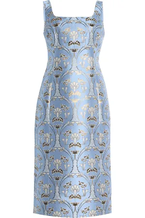 Cara Cara Carlie Jacquard Midi Dress - - US 0 - Moda Operandi