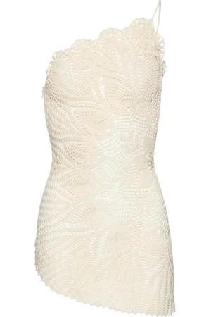 MAGDA BUTRYM Single-Shoulder Cotton Mini Dress - - FR 36 - Moda Operandi