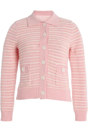 Matthew Bruch Striped Cotton-Blend Cardigan - - XS - Moda Operandi