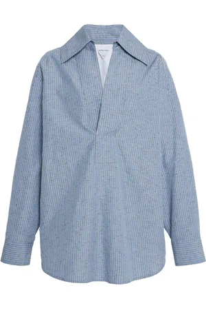 Bottega Veneta Oversized Cotton-Linen Shirt - - IT 32 - Moda Operandi