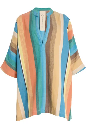 Marrakshi Life Exclusive Riviera Striped Cotton Mini Dress - - XXS - Moda Operandi