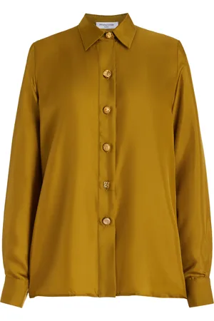 FRANCOISE Exclusive Constance Silk Satin Shirt - - FR 34 - Moda Operandi