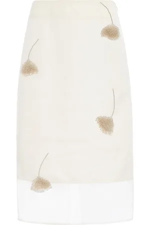 Rohe Embellished Tulip Silk-Organza Skirt - - FR 36 - Moda Operandi