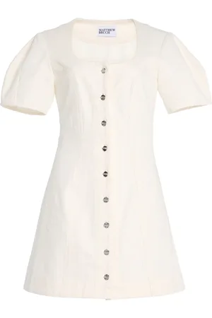 Matthew Bruch Cotton Mini Dress - - US 2 - Moda Operandi
