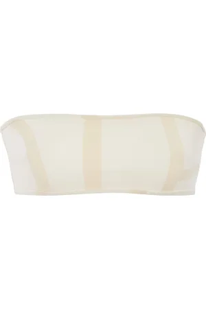 Totême Monogram Strapless Bikini Top - - XS - Moda Operandi