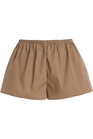 Staud Paddle Cotton Shorts - - XS - Moda Operandi