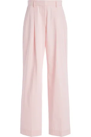 Totême Cotton Straight-Leg Pants - - FR 32 - Moda Operandi