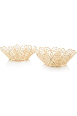 Moda Domus Set-of-Two Large Wicker Bowls - - Moda Operandi