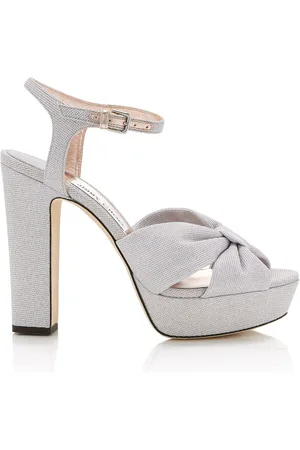 Jimmy Choo Heloise Glittered Platform Sandals - - IT 37 - Moda Operandi