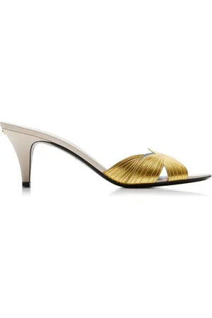 VALENTINO GARAVANI Foliage Leather Mules - - IT 36 - Moda Operandi