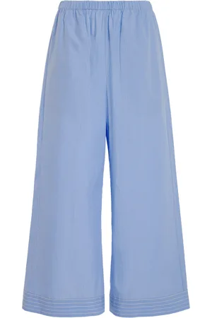 By Malene Birger Mirabello Cropped Organic Cotton Flared Pants - - EU 34 - Moda Operandi