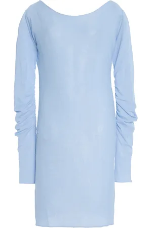 Zulu & Zephyr Exclusive Gathered Knit Mini Dress - - AU 6 - Moda Operandi