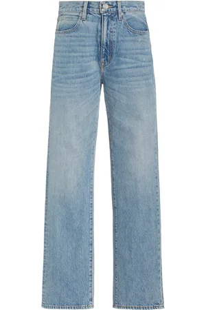 SLVRLAKE London Rigid High-Rise Straight-Leg Jeans - - 30 - Moda Operandi