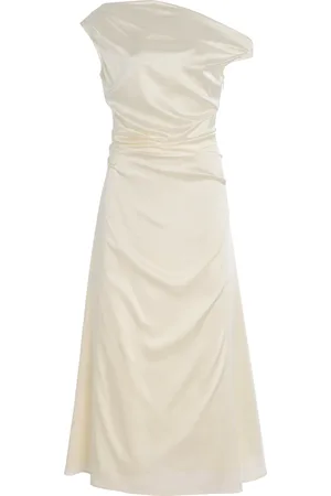 Staud Exclusive Phare Stretch-Silk Dress - - US 0 - Moda Operandi