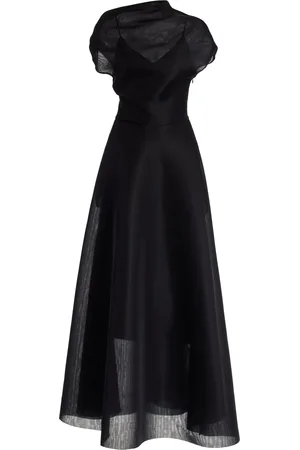 BRANDON MAXWELL The Genevieve Draped Knit Maxi Dress - - US 4 - Moda Operandi