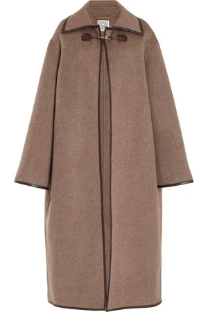 Totême Double-Clasp Wool Coat - - EU 38 - Moda Operandi