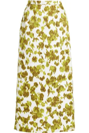 Michael Kors Duchesse Satin Midi Column Skirt - - US 2 - Moda Operandi