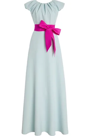 GRETA CONSTANTINE Omarlow Bow-Sash Satin Gown - - US 4 - Moda Operandi