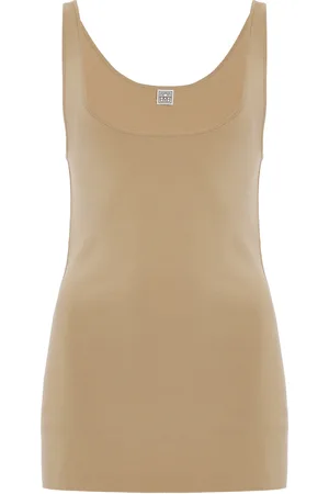 Totême Compact Knit Tank Top - - XS - Moda Operandi