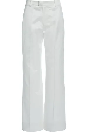 DEL CORE Low-Rise Cotton-Blend Wide-Leg Pants - - IT 38 - Moda Operandi