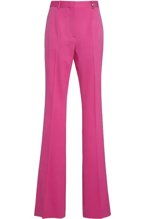 VERSACE La Vacanza Stretch-Wool Gabardine Flared Pants - - IT 38 - Moda Operandi