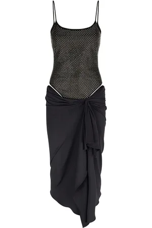 The Attico Abito Tie-Detailed Midi Dress - - IT 36 - Moda Operandi
