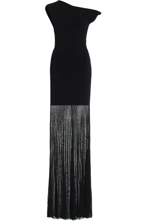 SIR Indigo Twist Paneled Crepe And Chiffon Maxi Dress - - 0 - Moda Operandi