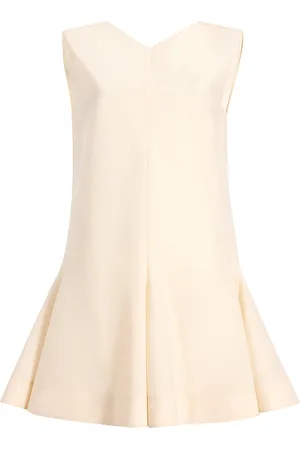 Khaite Mel Silk-Cotton Organza Mini Dress - - US 2 - Moda Operandi
