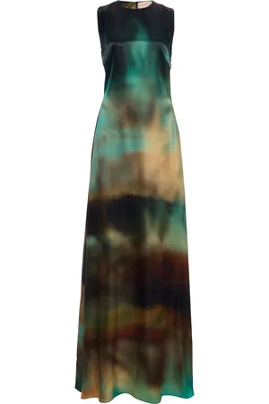 Roksanda Sylas Printed Silk Blend Dress - - UK 10 - Moda Operandi