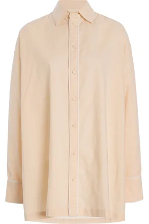 Zulu & Zephyr Embroidered Hemp-Cotton Shirt - - XS - Moda Operandi