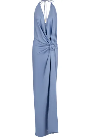 Silvia Tcherassi Torgiano Knot-Detailed Gown - - M - Moda Operandi