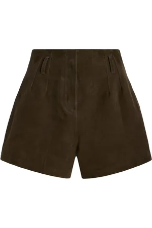 The Frankie Shop Lise Suede Shorts - - XS - Moda Operandi