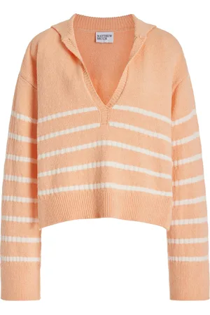 Matthew Bruch Striped Cotton-Blend Knit Sailor Sweater - - 1 - Moda Operandi
