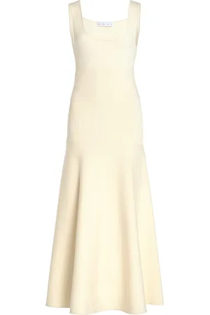 Proenza Schouler Lucia Soufflé-Knit Midi Dress - - L - Moda Operandi