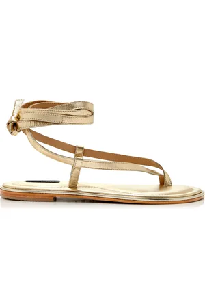 A.Emery Elliot Leather Wrap Sandals - - IT 35 - Moda Operandi