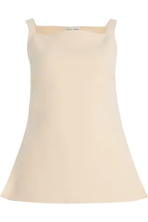 High Asher Cotton-Blend Apron Top - - M - Moda Operandi