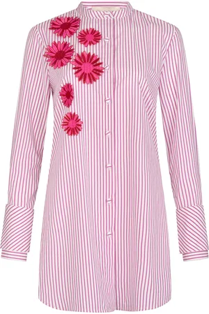Silvia Tcherassi Silvina Embellished Cotton Top - - S - Moda Operandi