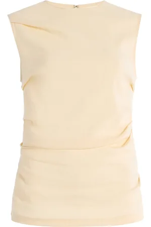 Proenza Schouler Anoushka Top in Linen Slub - - US 4 - Moda Operandi