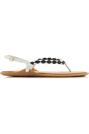 Miu Miu Leather Sandals - - IT 36 - Moda Operandi