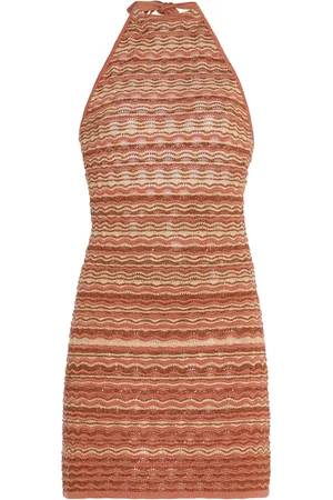 Cult Gaia Erina Knit Mini Halter Dress - - M - Moda Operandi