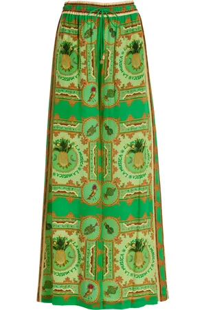 ALÉMAIS La Musica Sandwashed Silk Crepe de Chine Pants - - AU 4 - Moda Operandi