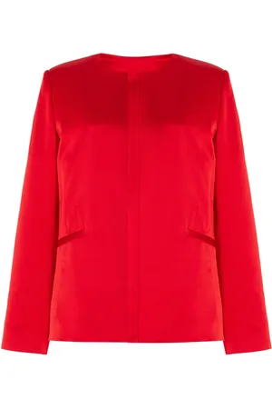 Alejandra Alonso Rojas Satin Shacket - - US 2 - Moda Operandi