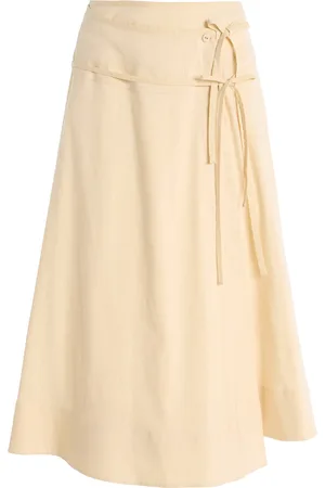 Proenza Schouler Jovie Slub Linen-Blend Wrap Skirt - - US 2 - Moda Operandi